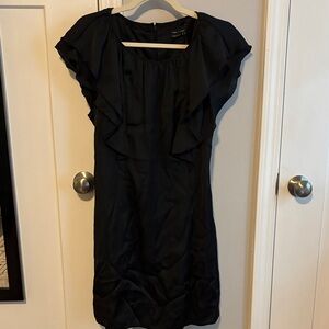 Max & Cleo Black Ruffle Mini Dress